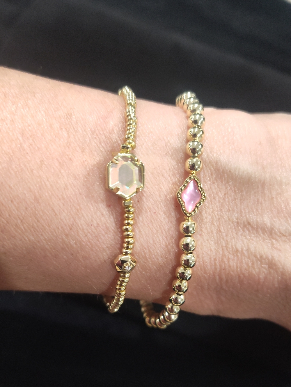 NWOT Kendra Scott Abbie & Tomon Beaded Stretch Bracelets